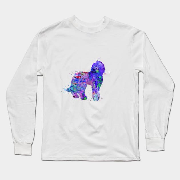 Labradoodle Long Sleeve T-Shirt by RosaliArt